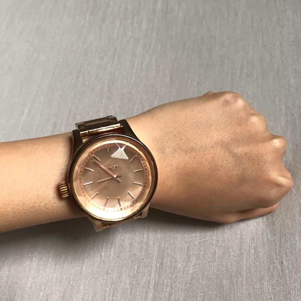 Nixon A Cut Above Rose Gold Watch